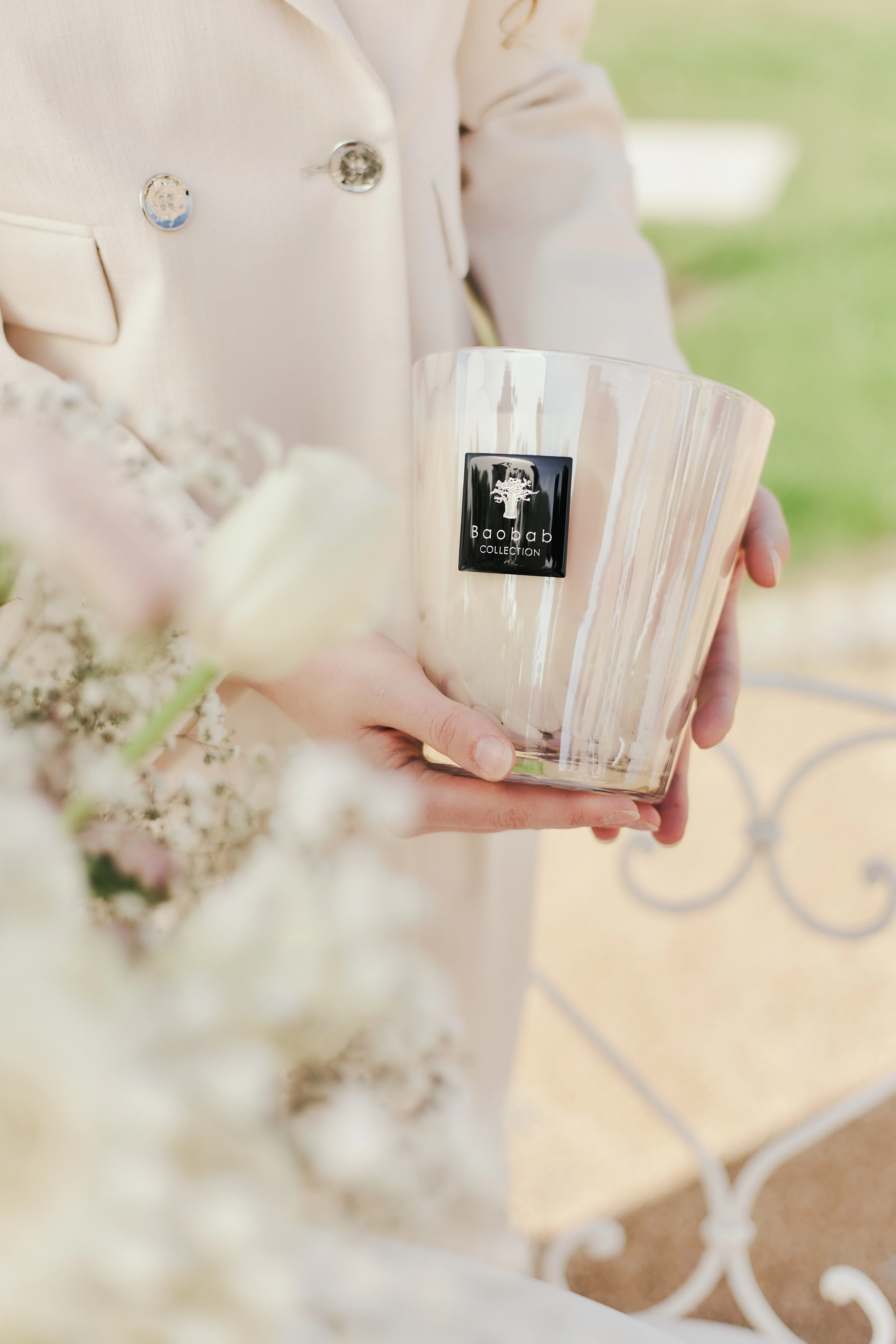 SCENTED CANDLE WHITE PEARLS - Image 4